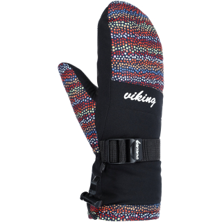 Rękawice narciarskie damskie VIKING Tanuka Mitten Ski Lady jednopalczaste czarne