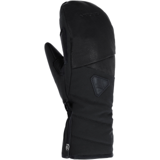 Rękawice narciarskie damskie VIKING Norvika Pro Mitten Ski Lady czarne ze skórą