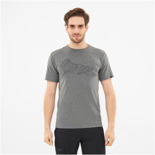 Koszulka męska VIKING Lako Bamboo Man T-shirt szara