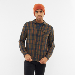 Shirt Shamrock Bamboo Man Navy-Orange