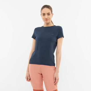 T-shirt Harvi Bamboo Lady Navy