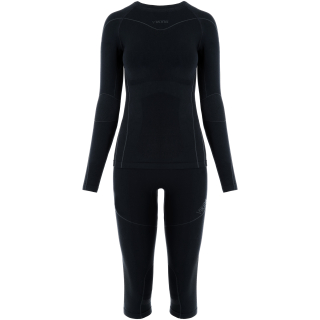 Base Layer Gaja Lady Set 3/4 Black