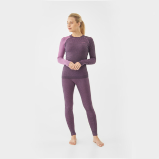Bielizna damska VIKING Mounti Lady Set Merino fioletowa