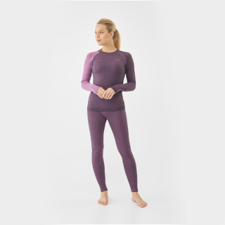 Bielizna damska VIKING Mounti Merino Lady Set fioletowa