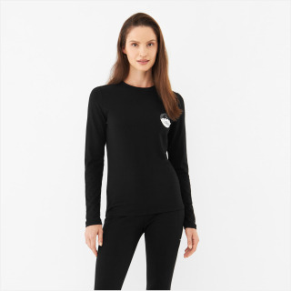 Longsleeve damski VIKING Escalante Bamboo Lady czarny