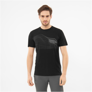 T-shirt męski VIKING Morain czarny