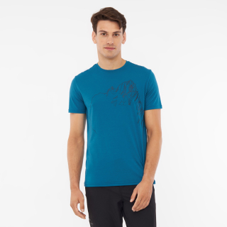 T-shirt Morain Man Blue