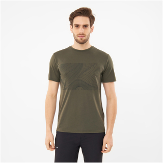 T-shirt Morain Man Olive