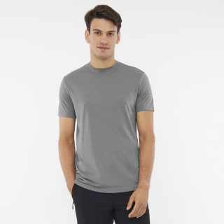 T-shirt Salen Man Merino Grey