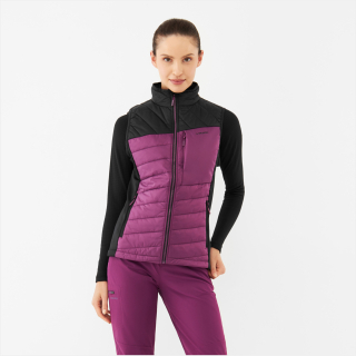 Kamizelka damska VIKING Blast Lady Vest Primaloft czarno fioletowa