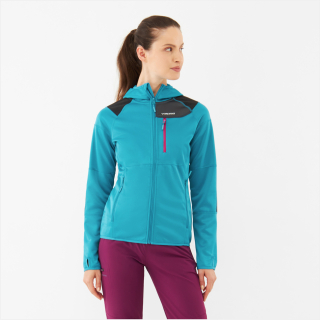 Midlayer Yosemite Hoodie Lady Turquoise