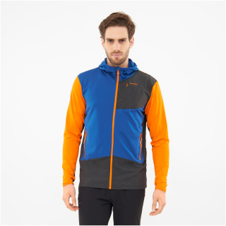 Bluza męska VIKING Tacoma Hoodie Man niebiesko-pomarańczowa 