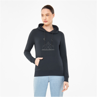 Bluza damska VIKING Panaka Hoodie Bamboo Lady z kapturem granatowa