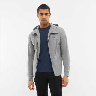 Midlayer Lonetree Hoodie Bamboo Man Grey