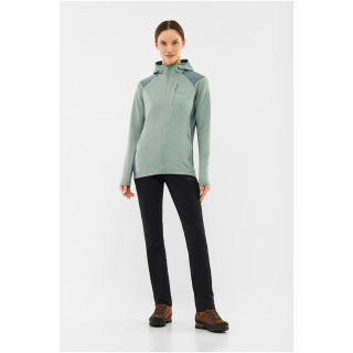 Bluza damska VIKING Birger Lady rozpinana z kapturem zielona