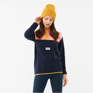 Midlayer Lakeside Bamboo Lady Navy-Pink