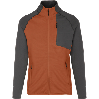 Bluza męska VIKING Birger Man rozpinana pomarańczowo-szara