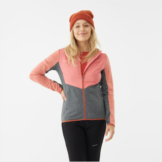 Kurtka damska VIKING Creek Hoodie Bamboo Lady rozpinana z kapturem różowa