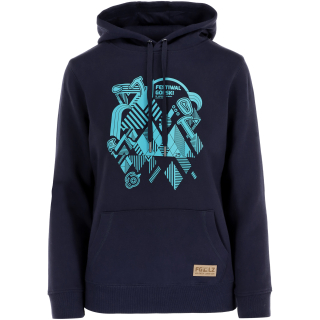 Women's hoodie Lądek-Zdrój Mountain Festival, navy blue with print