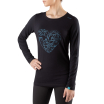 Longsleeve damski VIKING Lako Bamboo Lady czarno-granatowy