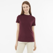 T-shirt Salen Lady Merino Burgund