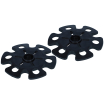 Poles accessories 5005 Snow baskets Black