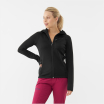 Bluza damska VIKING Jukon Lady Hoodie Polartec rozpinana z kapturem czarna