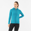 Bluza damska VIKING Jukon Lady Hoodie Polartec rozpinana z kapturem turkusowa